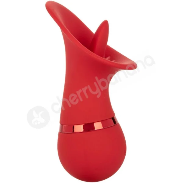 Calexotics French Kiss Seducer Full Contact Scoop Fluttering Tongue Clit Vibe