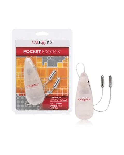 Pocket Exotics Dual Heated Whisper Bullet