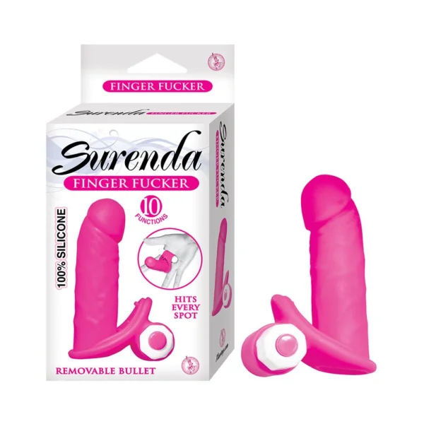 Surenda Finger F*cker  Pink Vibrator