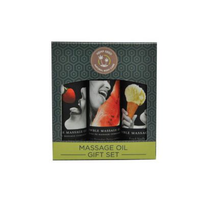 Earthly Body Edible Massage Oil Gift Set