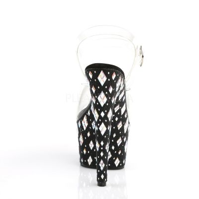 7 inches Heel 2 3 4 inches PF Ankle Strap Sandal w Diamond RS