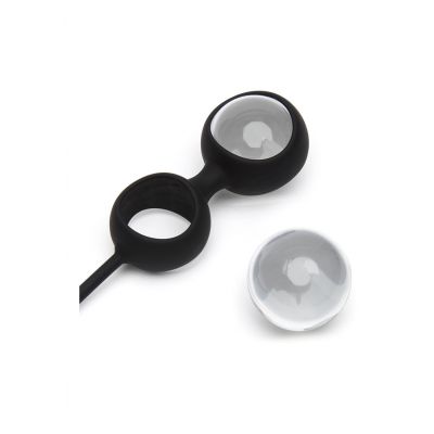 Inner Goddess Glass Pleasure Balls 77g Black How To Use Geisha Balls