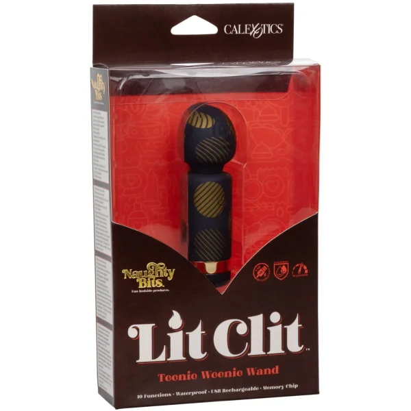 CalExotics - Naughty Bits Lit Clit Mini Wand Massager — image 7 of 8