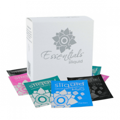 Sliquid Essentials Lube Cube 6 Varieties of Personal Lubricant