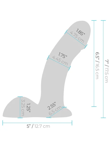 Pegasus 6.5" Realistic Dildo with Balls Strap-On Set