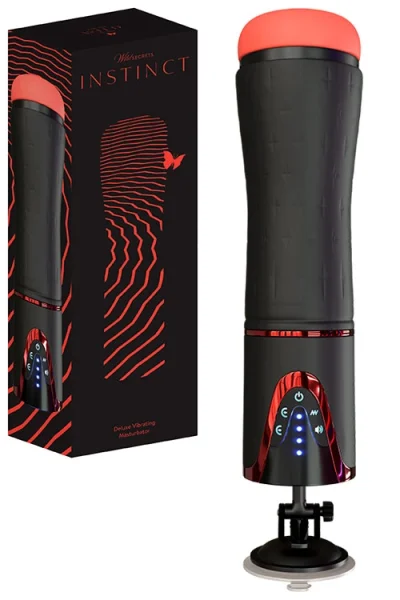 Wild Secrets Instinct Deluxe Vibrating Hands Free Masturbator with Female Voice Mode
