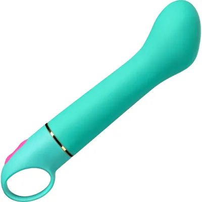 Aria Flirty AF 10 Function Silicone G Spot Vibrator By Blush Teal