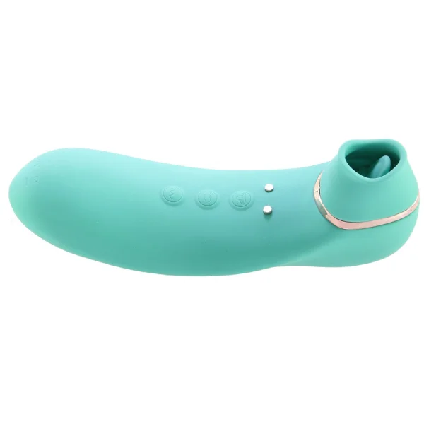 NU Sensuelle Trinitii XLR8 Powerful Flickering Tongue Vibrator with Suction