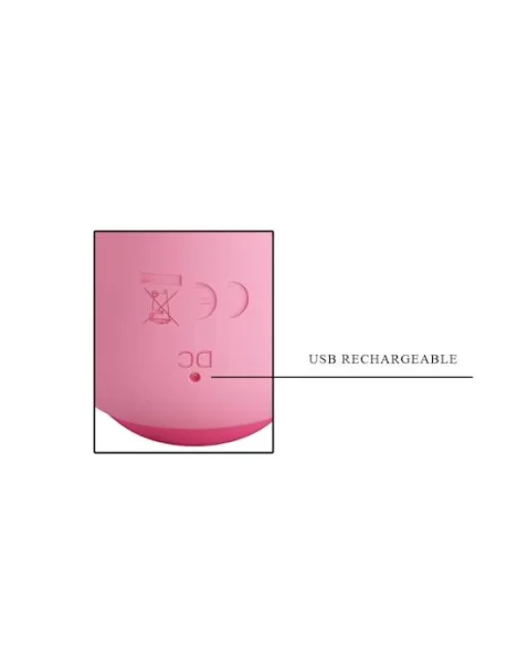 Zack Rabbit Vibrator - Pink - 7 Inch