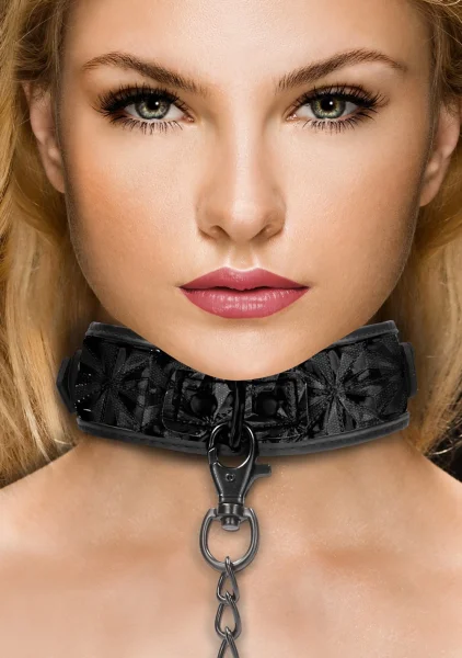 Ouch! Luxury Collar with Leash