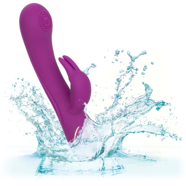 Jack Rabbit Signature Silicone Thumping Rabbit Dual Stimulation Vibrator by CalExotics