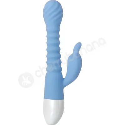 Evolved Bendy Bunny Blue Flexible Poseable A Spot G Spot Rabbit Vibrator