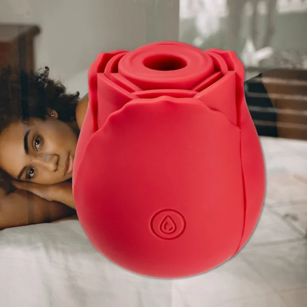 Rose Clitoral Stimulator with Air-Pulse Suction