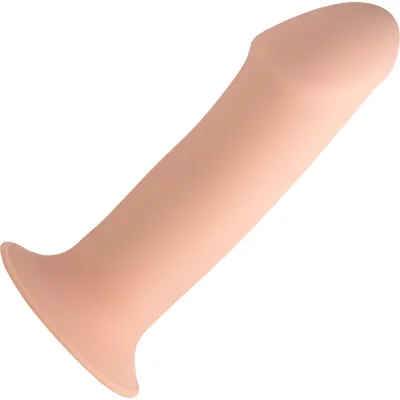 Squeeze It Squeezable Thick Suction Cup Dildo Vanilla