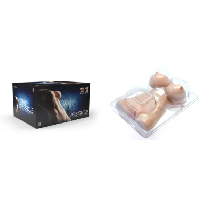 Jessica Hand Held Torso Masturbation Sleeve