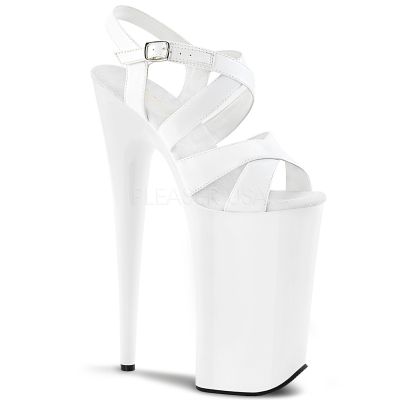 10 inches Heel 6 1 4 PF Criss Cross Ankle Strap Sandal