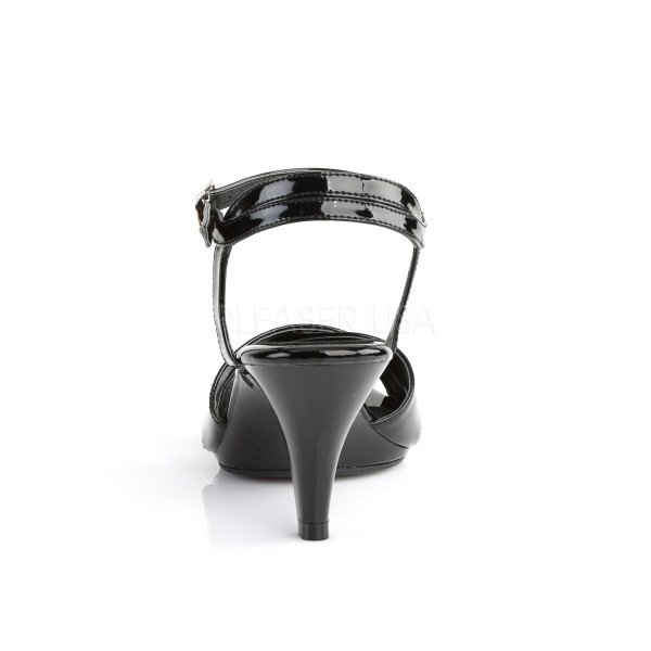 BELLE-315 *3 inches Heel, 1/8 inches PF Criss Cross Ankle Strap Sandal (Clearance) — image 4 of 4