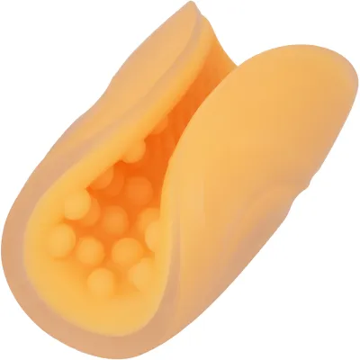 The Gripper Dual Grip Penis Masturbator By CalExotics Orange