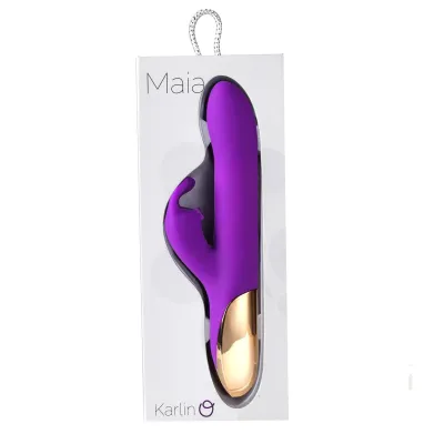 Karlin USB Rechargeable 10 Function Rabbit Vibrator Purple