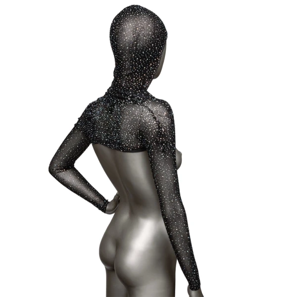 Radiance Plus Size Hooded Shoulder Shrug by CalExotics