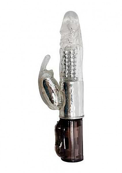 Celebrity Series Farrah 7X Rabbit Vibe - Transparent - How To Use A Rampant Rabbit