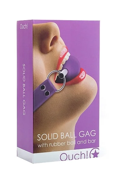 Solid Ball Gag - Purple -