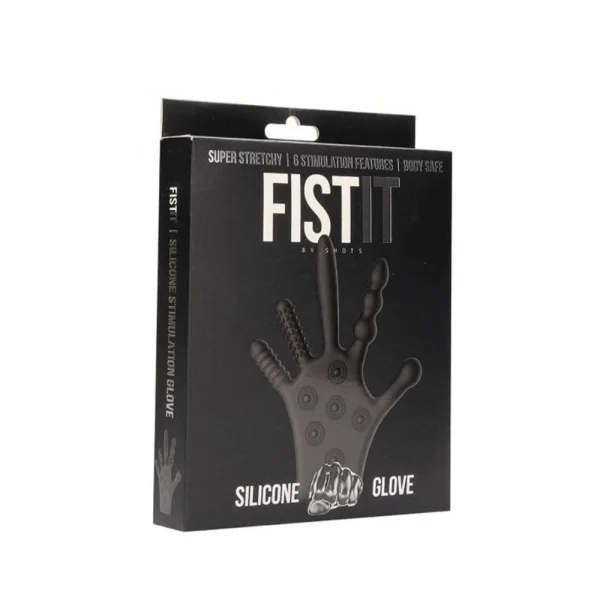 Fist It Silicone Stimulation Glove - Black — image 13 of 13