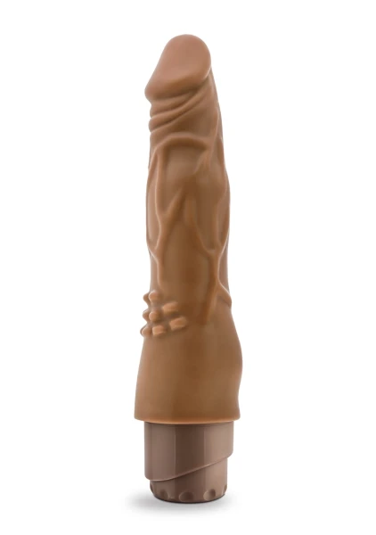 Dr. Skin - Cock Vibe 4 - 8 Inch Vibrating  Cock - Chocolate