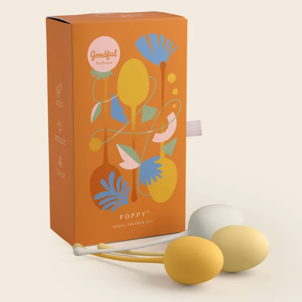 Goodful Wellness Poppy 3 Piece Silicone Kegel Trainer Set