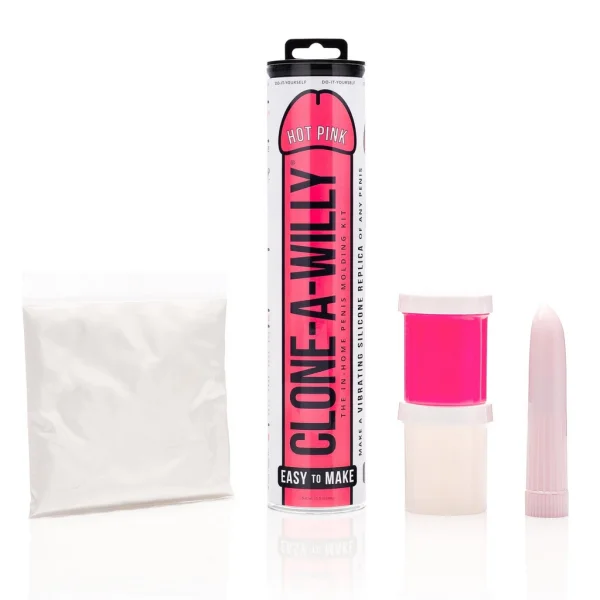Clone-A-Willy Make Your Own Vibrating Silicone Dildo - Hot Pink