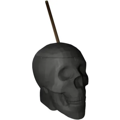 Skull Party Cup Black