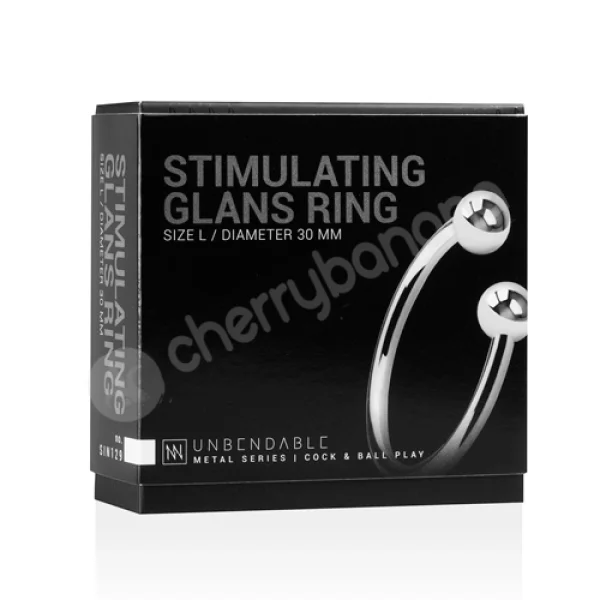 Sinner Gear Large Metal Stimulating Glans-Ring