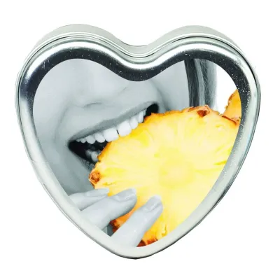 Edible Heart Candle Pineapple 4oz
