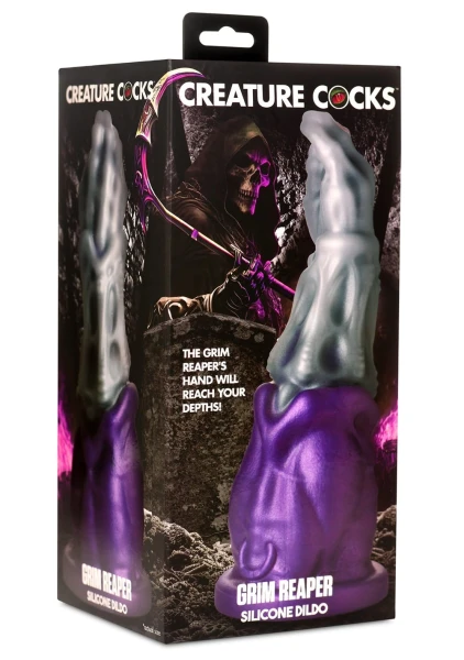 Grim Reaper 9" Silicone Suction Cup Dildo By Creature Cocks