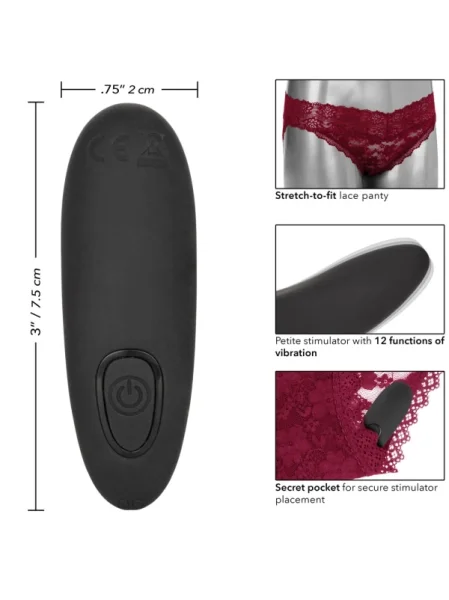 Remote Control Vibrating Lace Panty Set — image 4 of 8