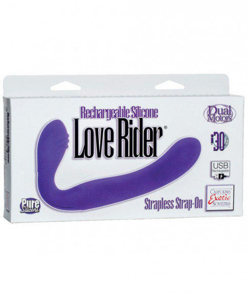 CalExotics Love Rider - Purple - Rechargeable Strapless Strap On