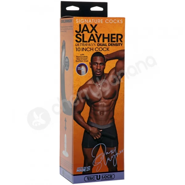 Signature Cocks Jax Slayher 10" Ultraskyn Penis Dildo With Vac-U-Lock Suction Cup