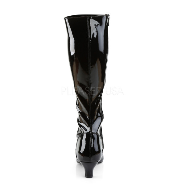 2 inches Kitten Heel Lace-Up Front Knee Boot — image 4 of 8