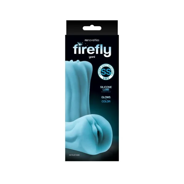 Firefly Yoni Glow in the Dark, Soft Silicone Stroker by NS Novelties