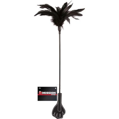 Feather Hand Whip Black