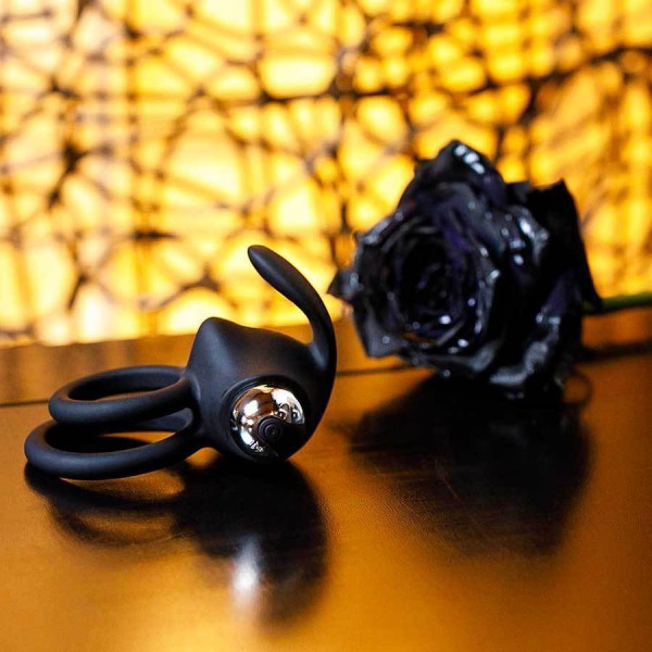 Silicone Flicker Vibrating Cock Ring & Penis Enhancer by Lynk Pleasure