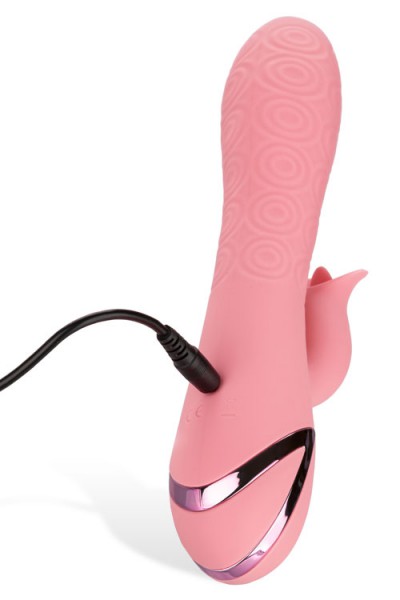 California Exotic Pasadena Player 8.5" Rotating Rabbit Vibrator With Tongue Teaser