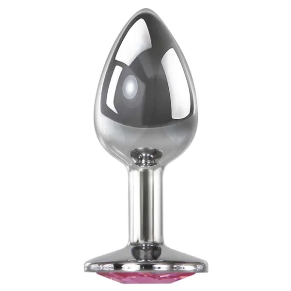 Adam & Eve Pink Gem Anal Plug - Medium