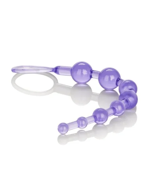 Shanes World Anal 101 Intro Beads - Purple - 7.5 Inch