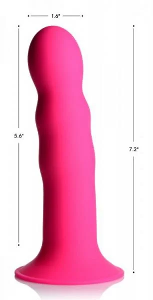 Squeeze-It Squeezable Wavy Dildo