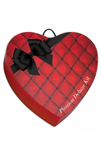 Frisky Passion Deluxe - 4 Piece Kit in Heart-Shaped Gift Box