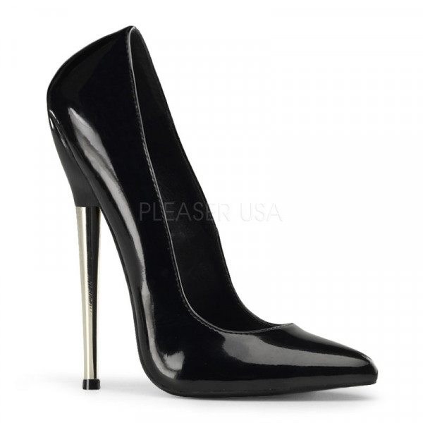 DAGGER-01 - 6 1/4" Solid Brass Heel Plain Pump