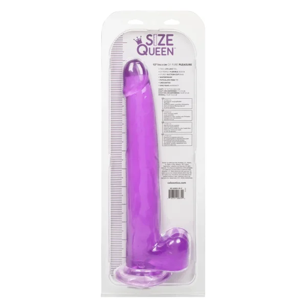 Size Queen 12 inch-30.5 Cm  - Purple
