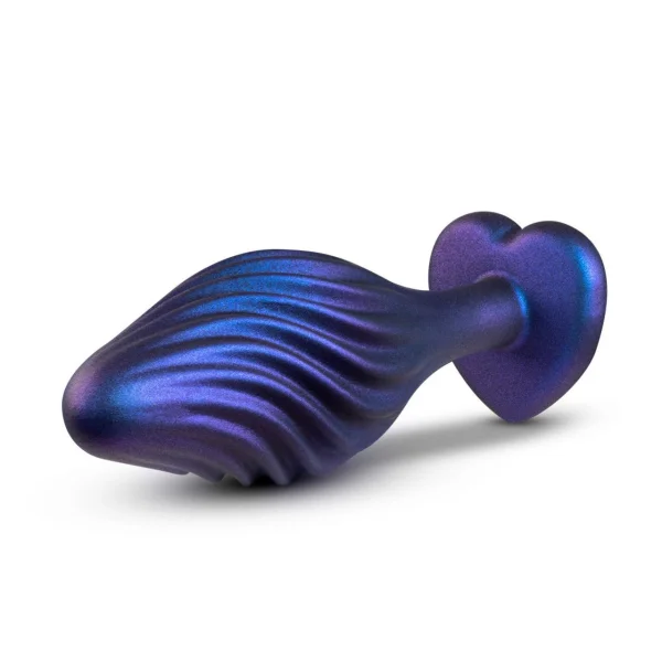 Anal Adventures Matrix - Swirling Bling Plug -  Sapphire