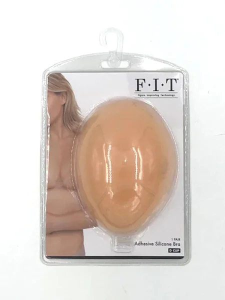 Adhesive Silicone Bra - Cup D - Light